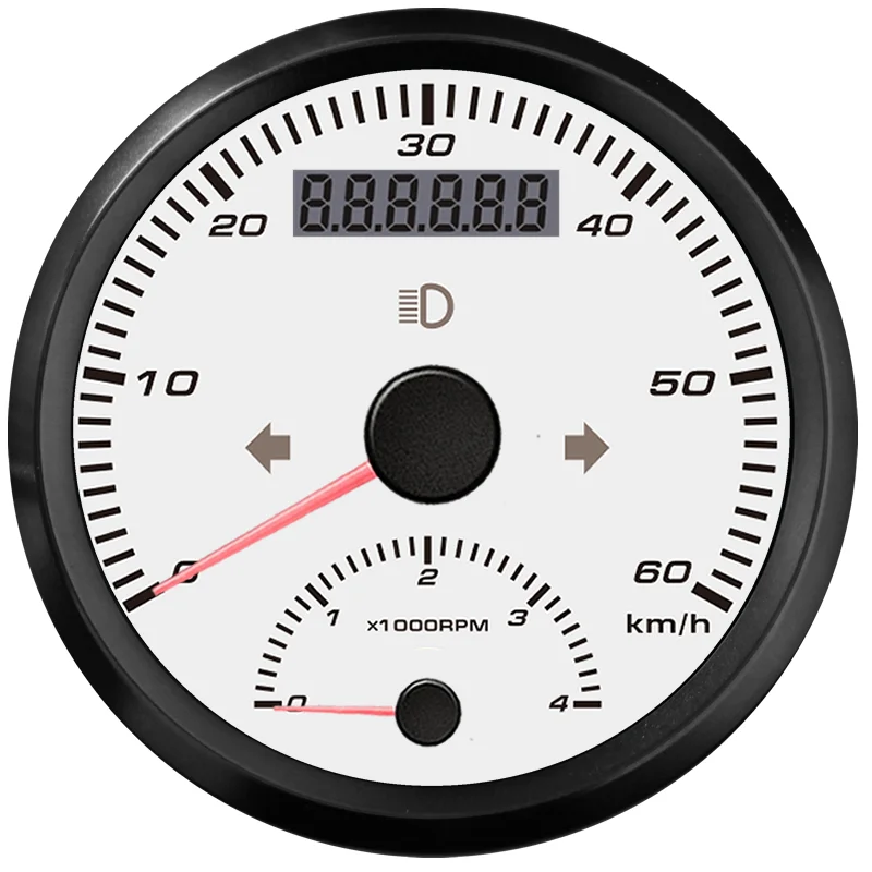 85mm GPS speedometer tachomete	