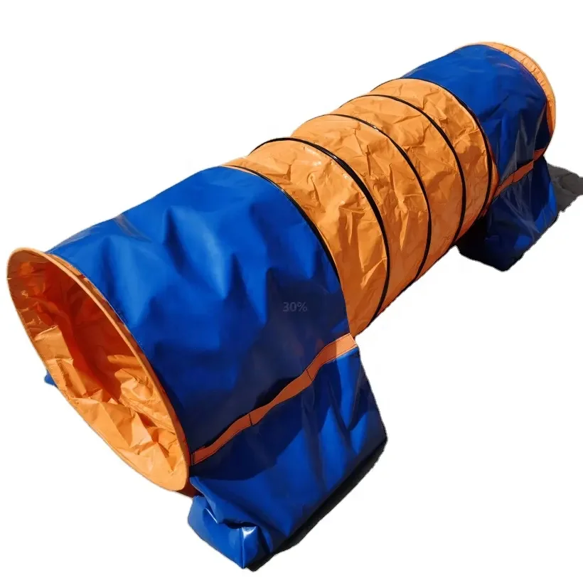 

Waterproof Dog Agility Tunnel 24inch Dog Agility Tunnel Sandbag Agility Training Play Anti-Slip Dog Tunnel