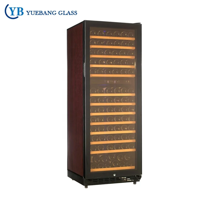 
PVC or Aluminum Frame Wine Cabinet Triple or Double Glazing Glass Door 