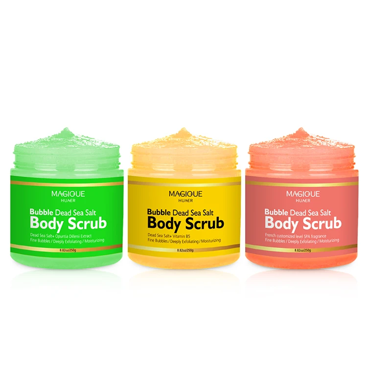 Korean Spa Salt Orange Brown Sugar Homemade Cucumber Oats Luffa Rice