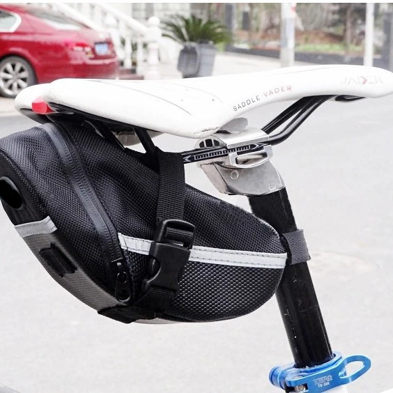 

Hard Shell Waterproof Bike Bicycle Motorcycle Under Seat Pouch Cycling Saddle Bag