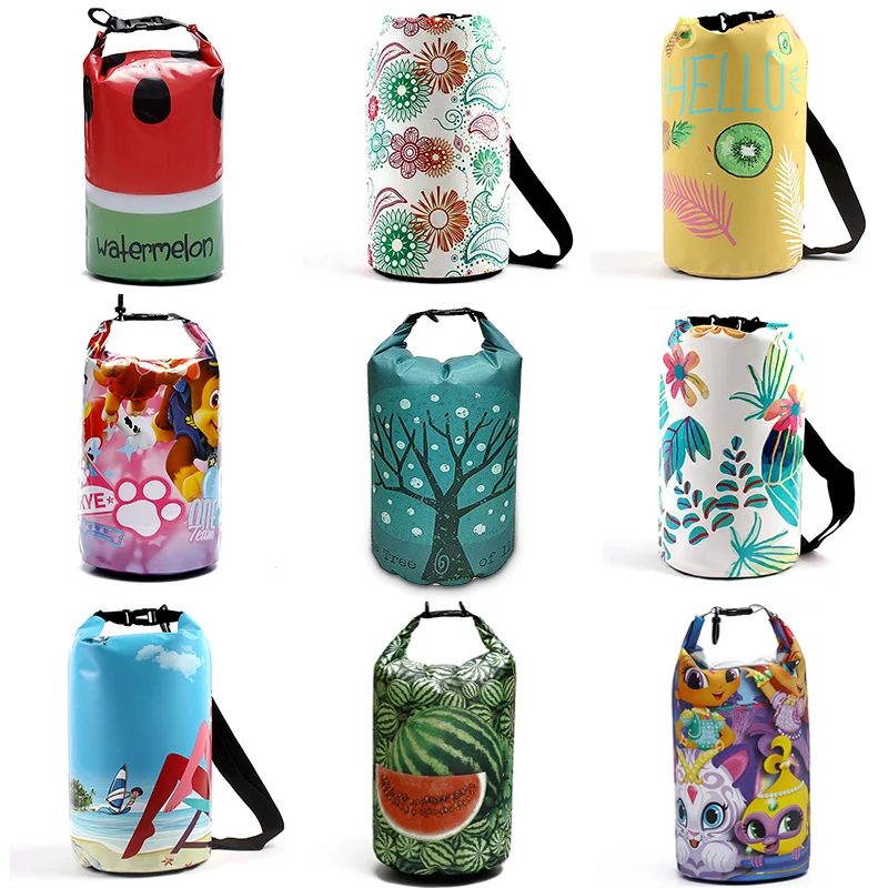 

Custom Logo Cartoons pictures Printing Outdoor Hiking 500D PVC Ocean Pack Swimming Waterproof Dry Bag, Customsized