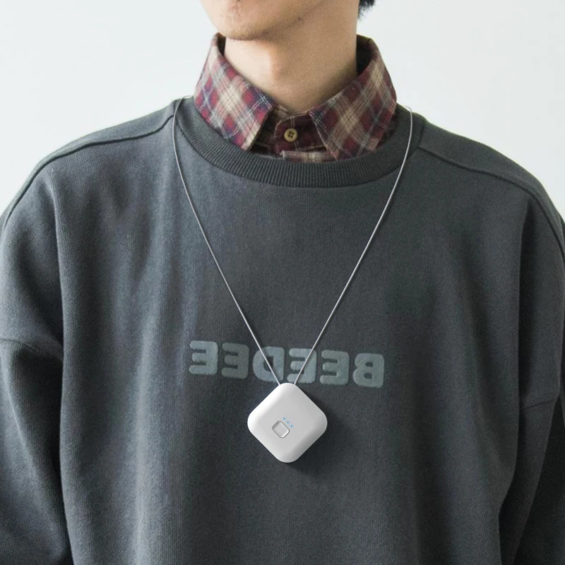 
Portable necklace air freshener PM2.5 remover negative ion wearable air purifier 