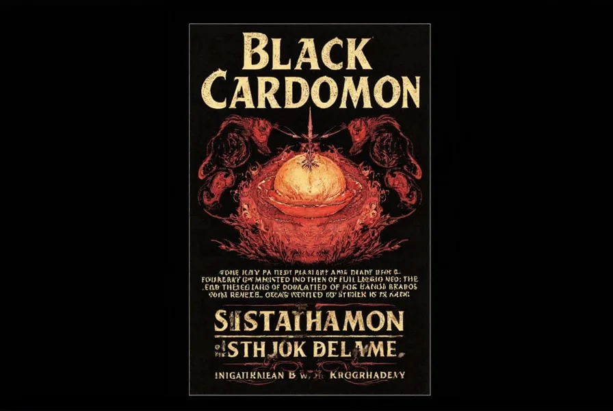 Black Cardomon in a Cooking Pot