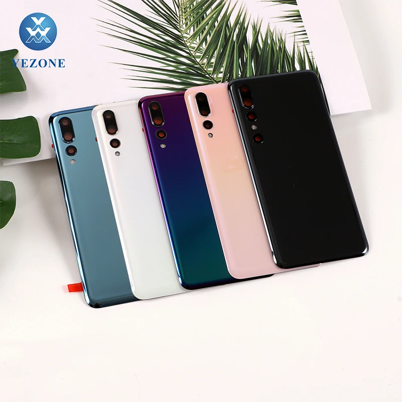 

Back Glass Cover For Huawei P20 Pro Battery Cover Rear Panel Back Door Housing Case For Huawei P20 pro Battery Cover+Camera Lens