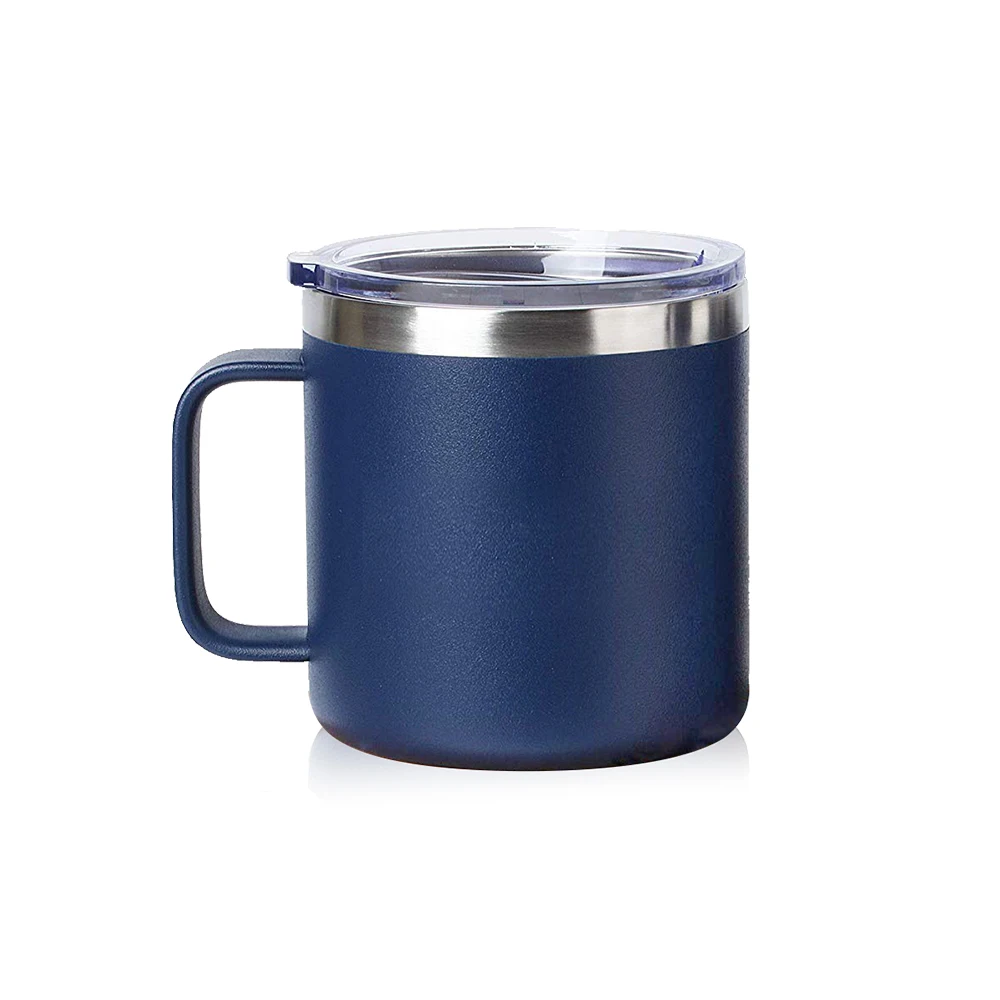 

Wholesale 304 Stainless Steel Camping Coffee Mug Double Wall Travel Sublimation Mug Supplier, Black