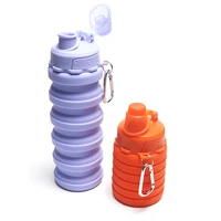 

Silicone Collapsible Water Bottle BPA Free FDA Foldable Cup 500ml