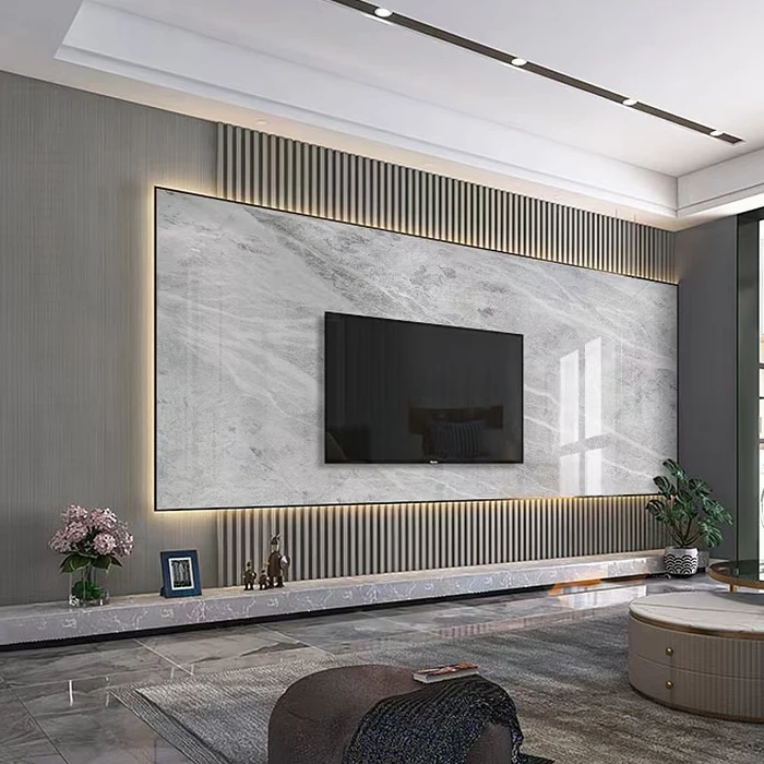 

living room export customized color wall panel brick grey