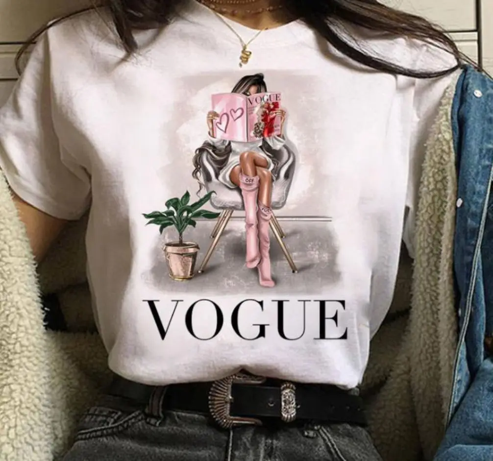 

Free Shipping Plus Size T-Shirts Polyester Wholesale Men Boys Women Girls' White Round Collar Printed T-Shirt, Picture showed