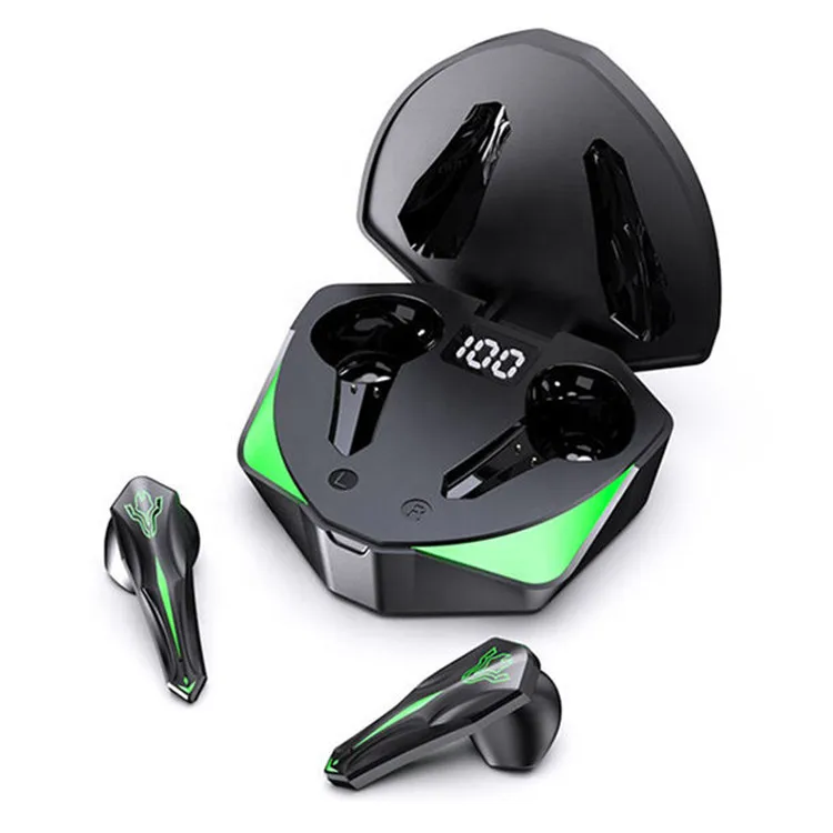 

Q35 TWS Gaming in-ear Earphones Bass Stereo Wireless Game Earbuds Handsfree Touch Headset Earphones for iPhone Samsung xiaomi, Black