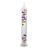 Gelsonlab HSGT-058 Glass Galileo Thermometer and Multicolor Glass Spheres Fluid Barometer in Centigrade Home Decoration Gift