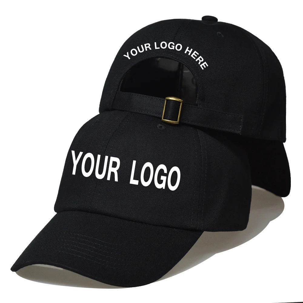 

Free shipping custom your logo dad caps embroidered your logo unstructured cotton soft panel dad hats for men women