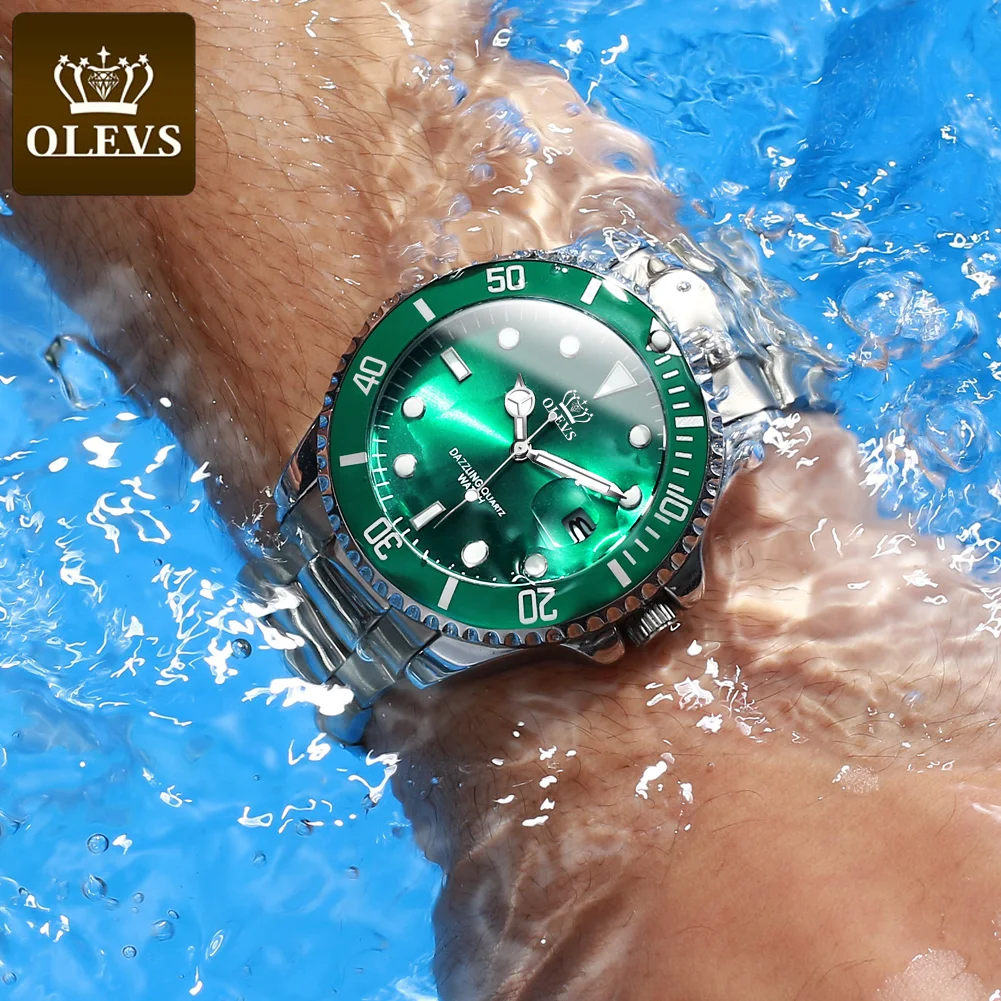

Watches Men Wrist Quartz Hand Watch Suppliers Water Resistant Brand Your Own Luxury Digital Auto Day Brand Green Face Watches