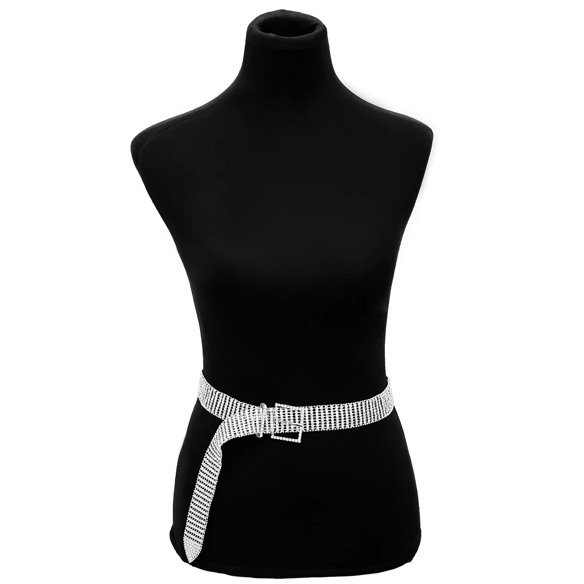 
D00410 full diamond exaggerated body female retro street shot waistband women belt jewelry wholesale 