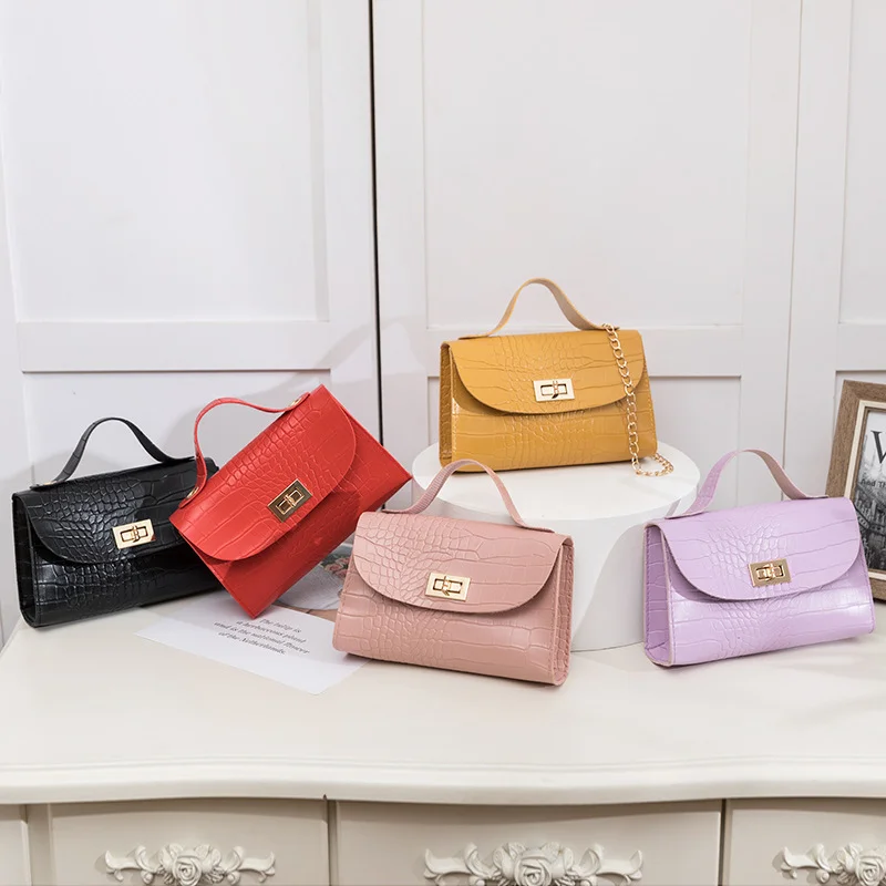 

G026 Small Embossed Square Bag Women Handbags Wholesale Pu Leather Designer Clear Purses Women Handbags
