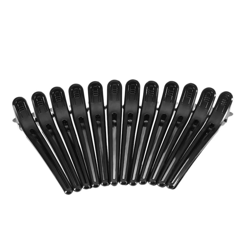 

Cheap Price Plastic Hair Clips Hairdressing Cutting Hair Clamps Clip, Black