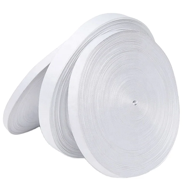 Custom Polyester Heat Transfer Sublimation Printed Logo Blank White Ribbon Band Belt Webbing Strap Lanyard Material Roll