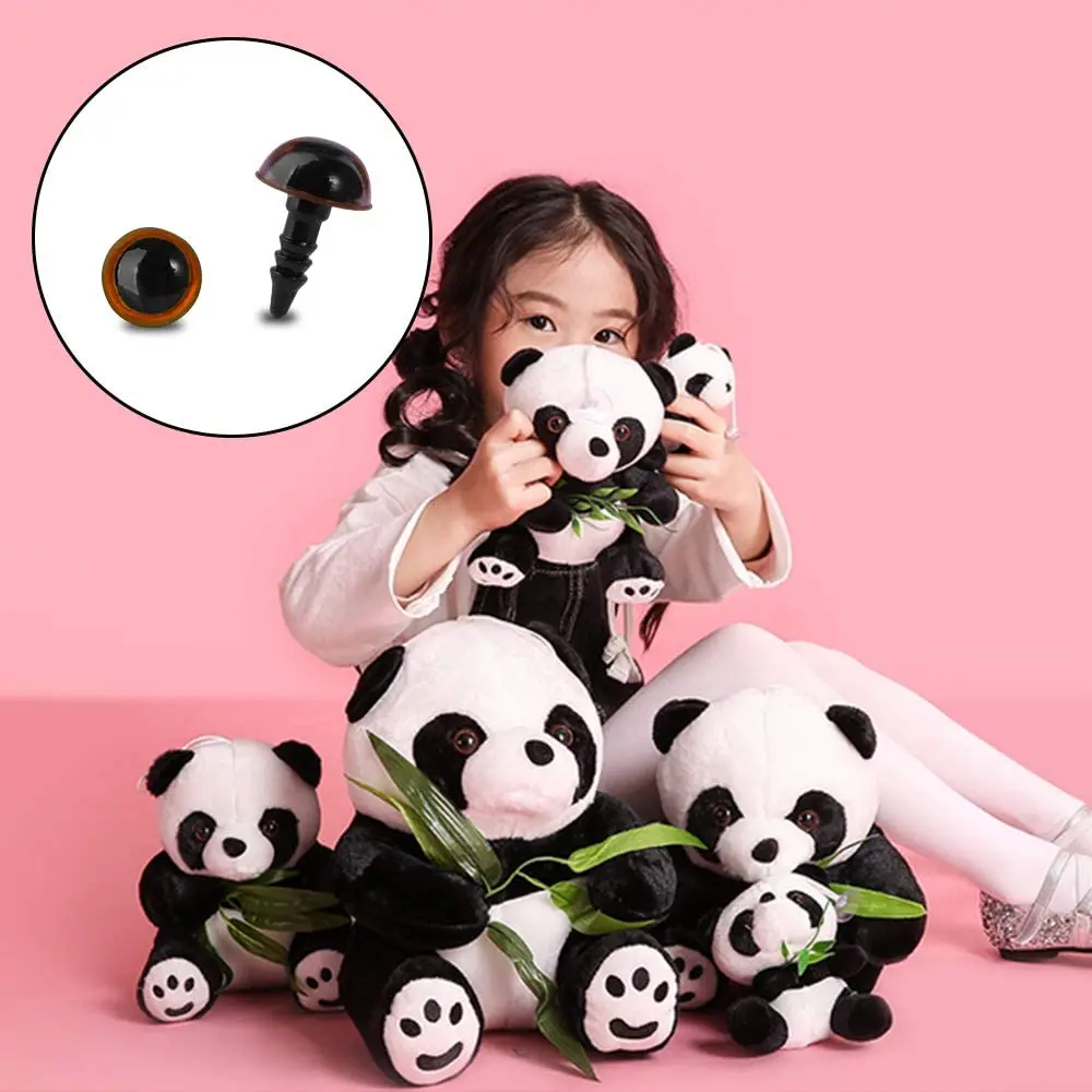 

Craft Toy Accessories Plastic Plush Doll Eyes With Hand Pressed Washer For Plush Teddy Bear, Multi