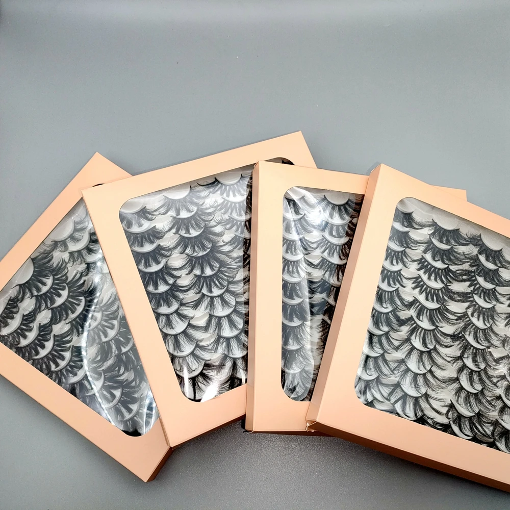 

Faux Mink Eyelash Vendor Customized Boxes Eyelashes Supplier Volume Lashes