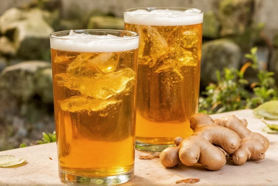 Comparison of ginger products showing ginger content levels