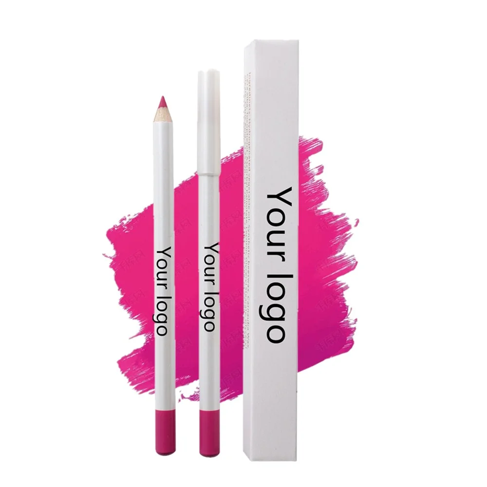 

Wholesale No Logo Low MOQ Private Label Creamy Matte Lip Liner pencil Waterproof