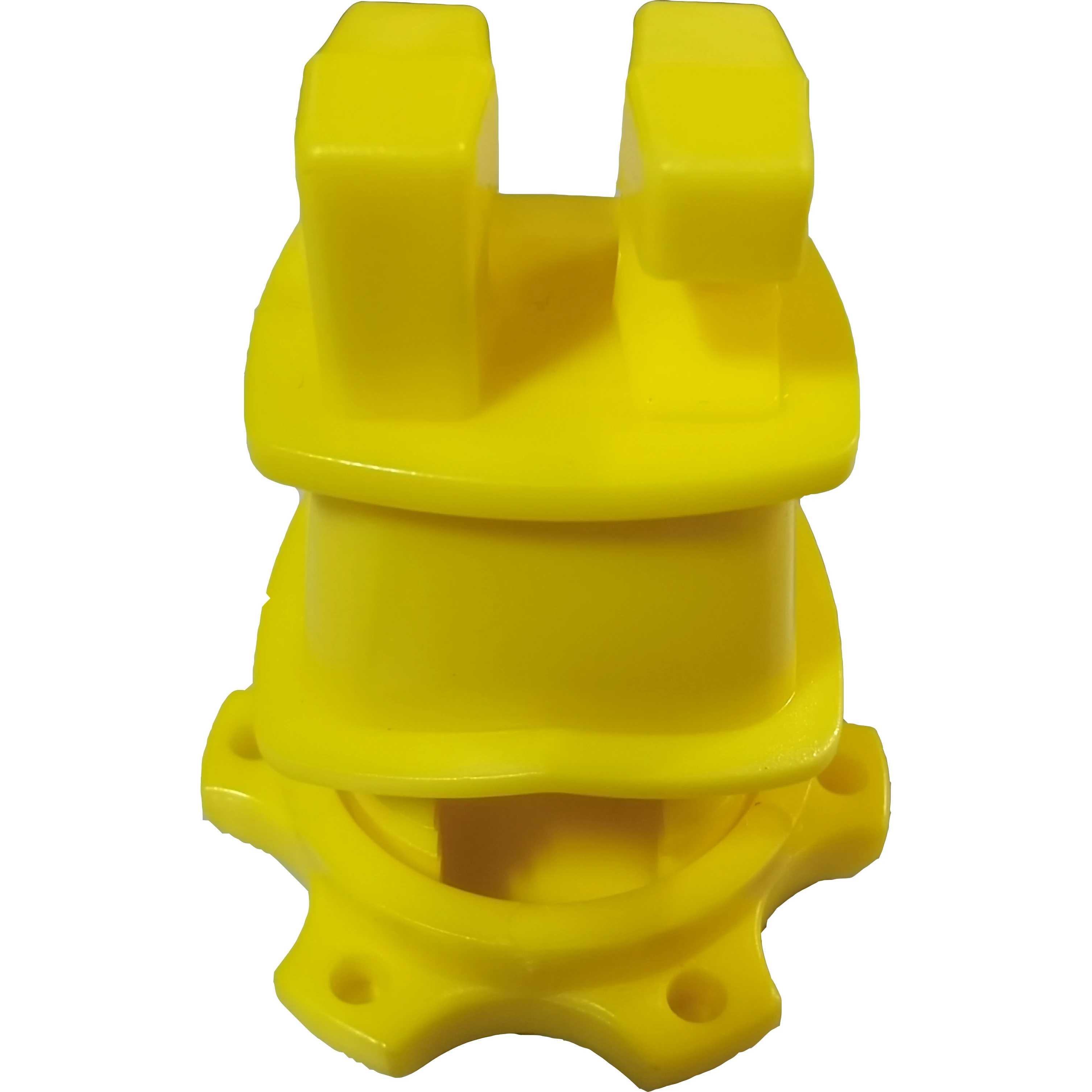 

SCREW-TIGHT ROUND POST INSULATOR YELLOW OR ORANGE, Black/yellow