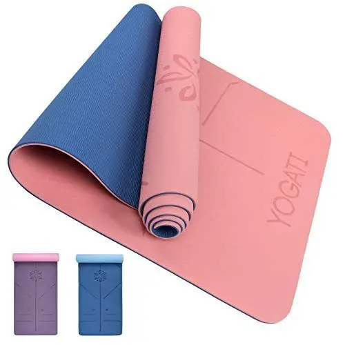

Manufacture Large Size Eco Friendly NBR Yoga Mat with Strap Home Exercise Gymnastics Fitness Non Slip Yoga Mat 15mm, Customized color