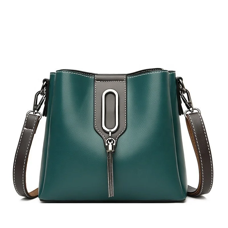 

Luxury Fashion Tassels Women Shoulder Crossbody Pu Leather Waist Custom Bucket Bag