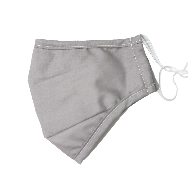 
Low MOQ daily life reusable PM2.5 dust 2 layer 100% cotton visible mouth face cover with filter new 