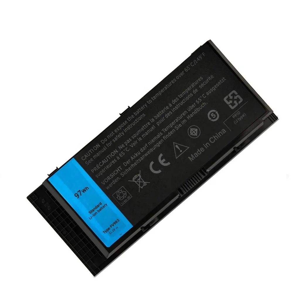

BK-Dbest 11.1V 97WH Li-Ion 9Cell FV993 Laptop Battery For Dell Precision M4600 M4700 M4800 M6600 M6700 M6800, Black