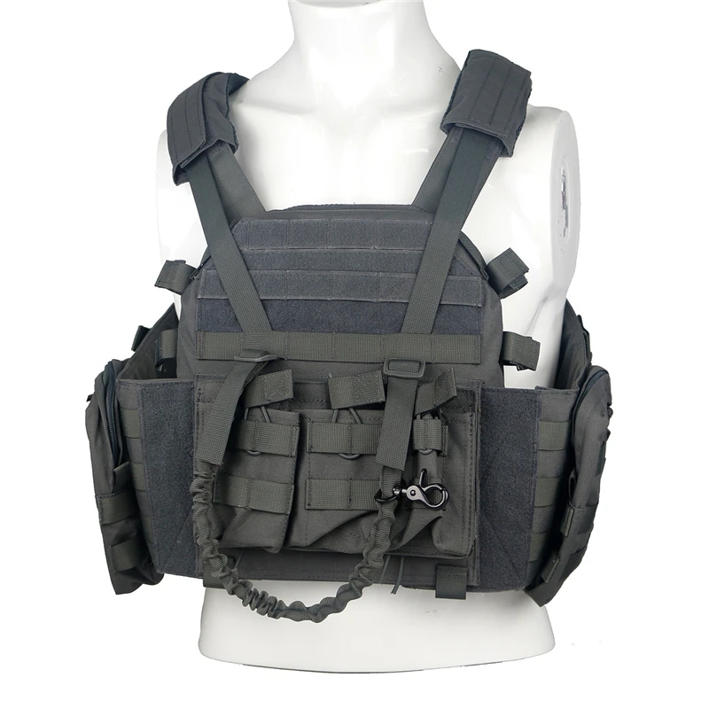 

Hot sales Outdoor Military Plate Carrier Vest Heavy Duty Multi-function Breathable Tactical Vest, Black, od green, coyote, grey,