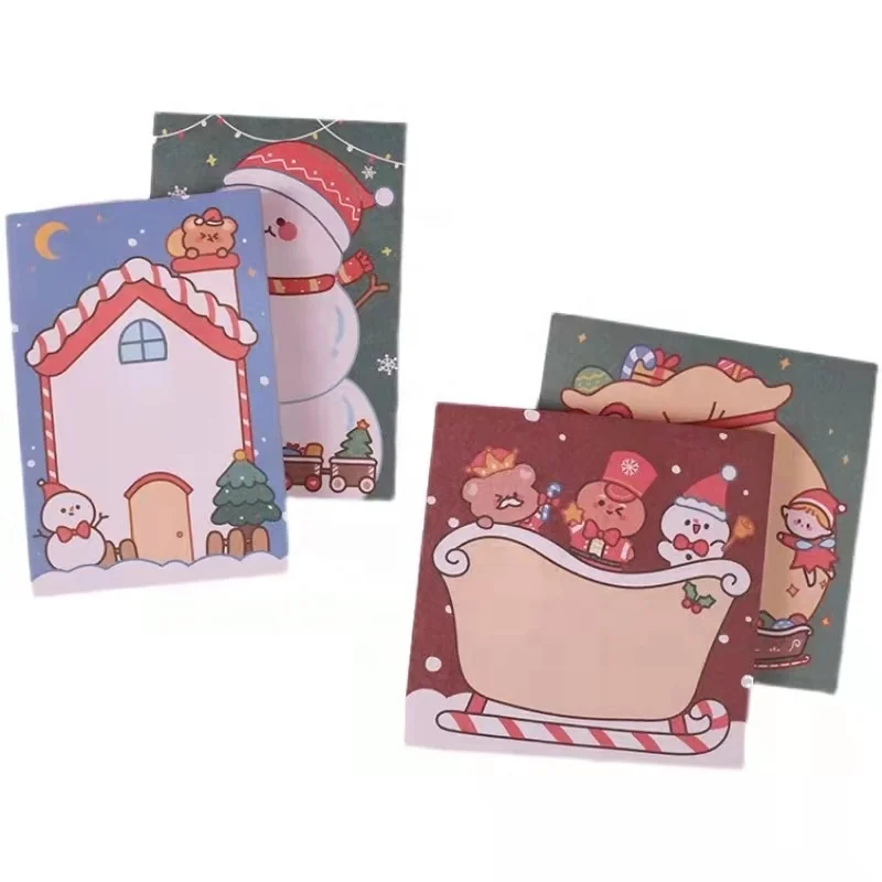 

50 Sheets Christmas Series Writing Paper Memo Pad Message Sticky Notes