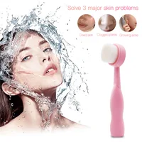 

Beauty Personal Makeup Rechargeable Sonic Electric Silicone Facial Cleansing Brush