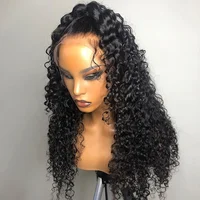

28inch longer hair lace wigs for black women deep curly ready to ship cheap brazilian hair front lace wig lace frontal wigs