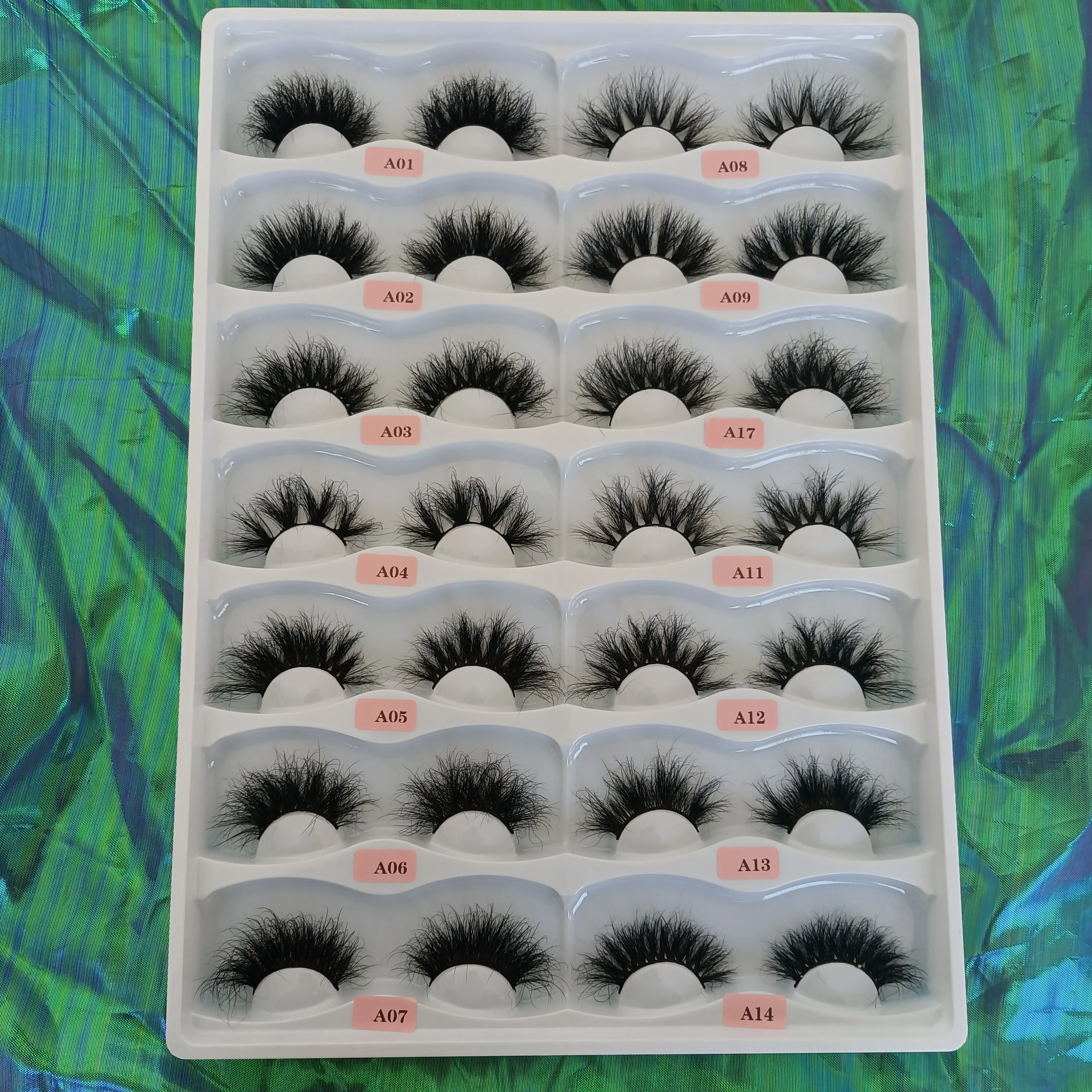 

wholesale full strip lashes 25mm mink eyelash vendor Handmade Very long 25mm eyelashes mink lashes dramatic fluffy vendor lashes, Natural color