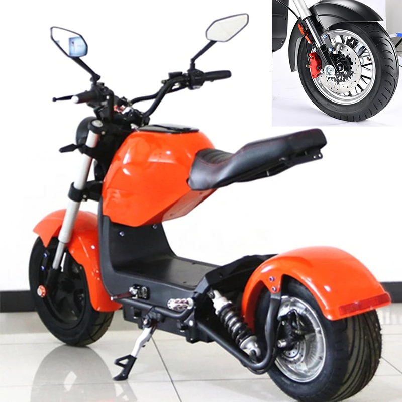 New Style Fat Tire EEC COC China cheap price 2000W 60V 20 Alead batteries electric Adult Scooter Citycoco