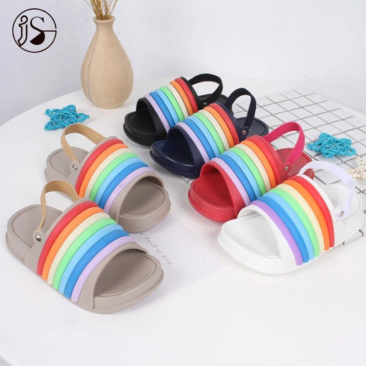 

2021 Cute bear sole non-slip rubber sandals sandal slippers kids slippers, Picture