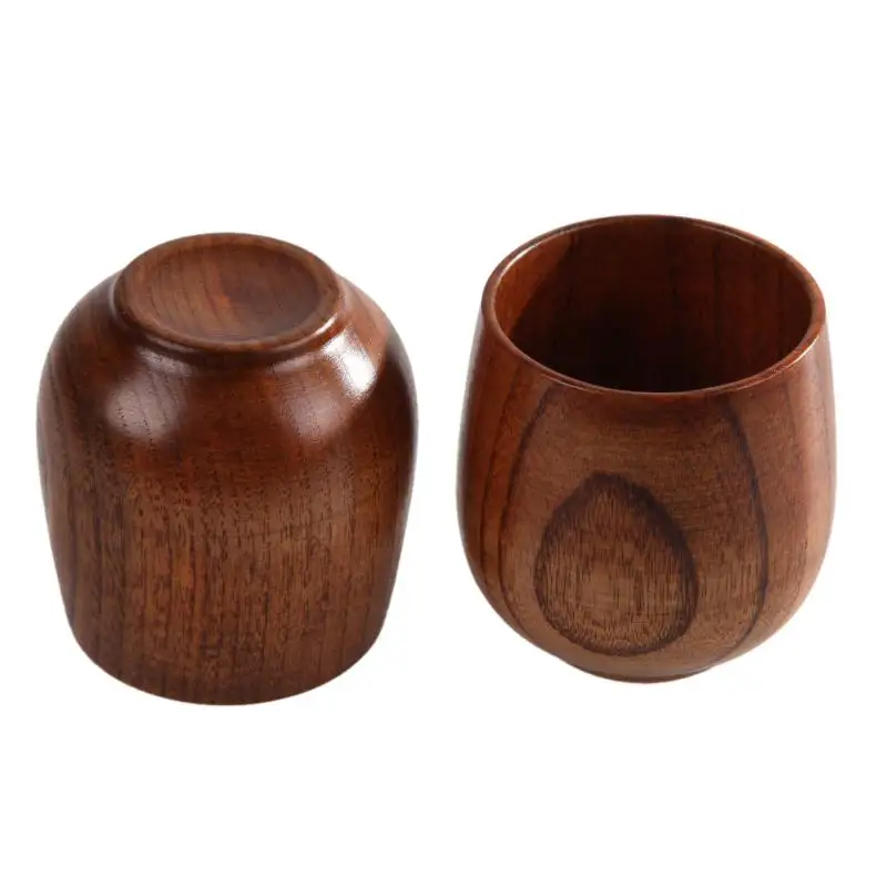 

Laser Engraving Custom Logo Free Shipping Natural Wood Mini 150ml Tea Cup, Natural wood color