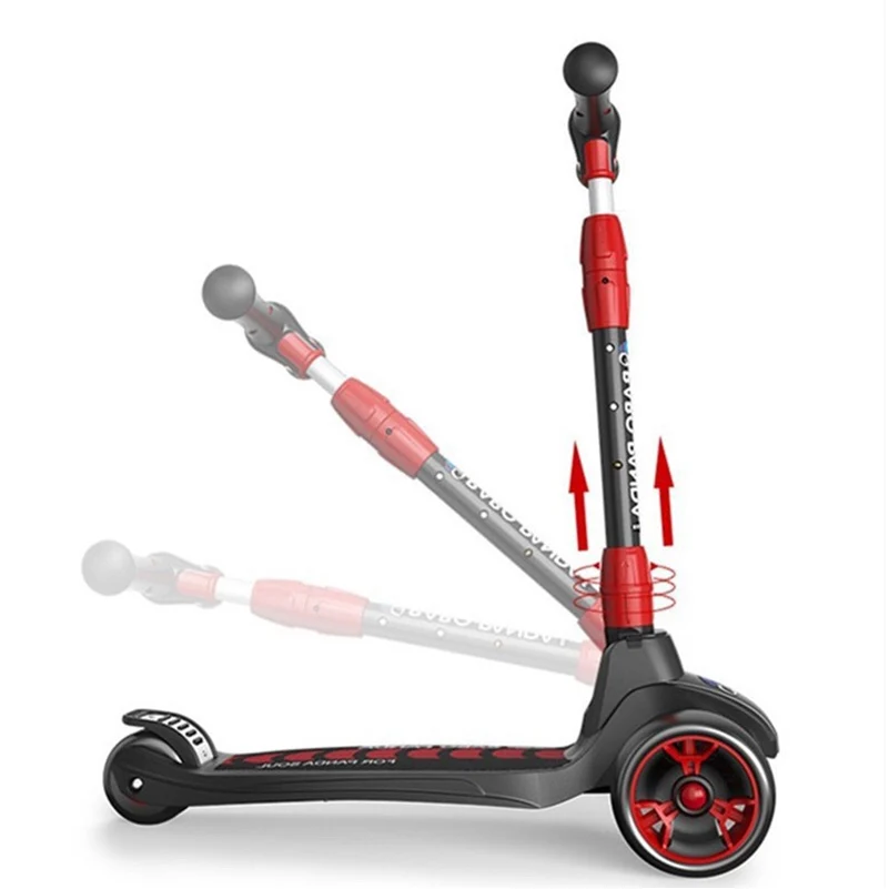 

2020 Cheaper Price Kids Scooter With Four Light Wheel For Push Scooter Adjustable Scooter