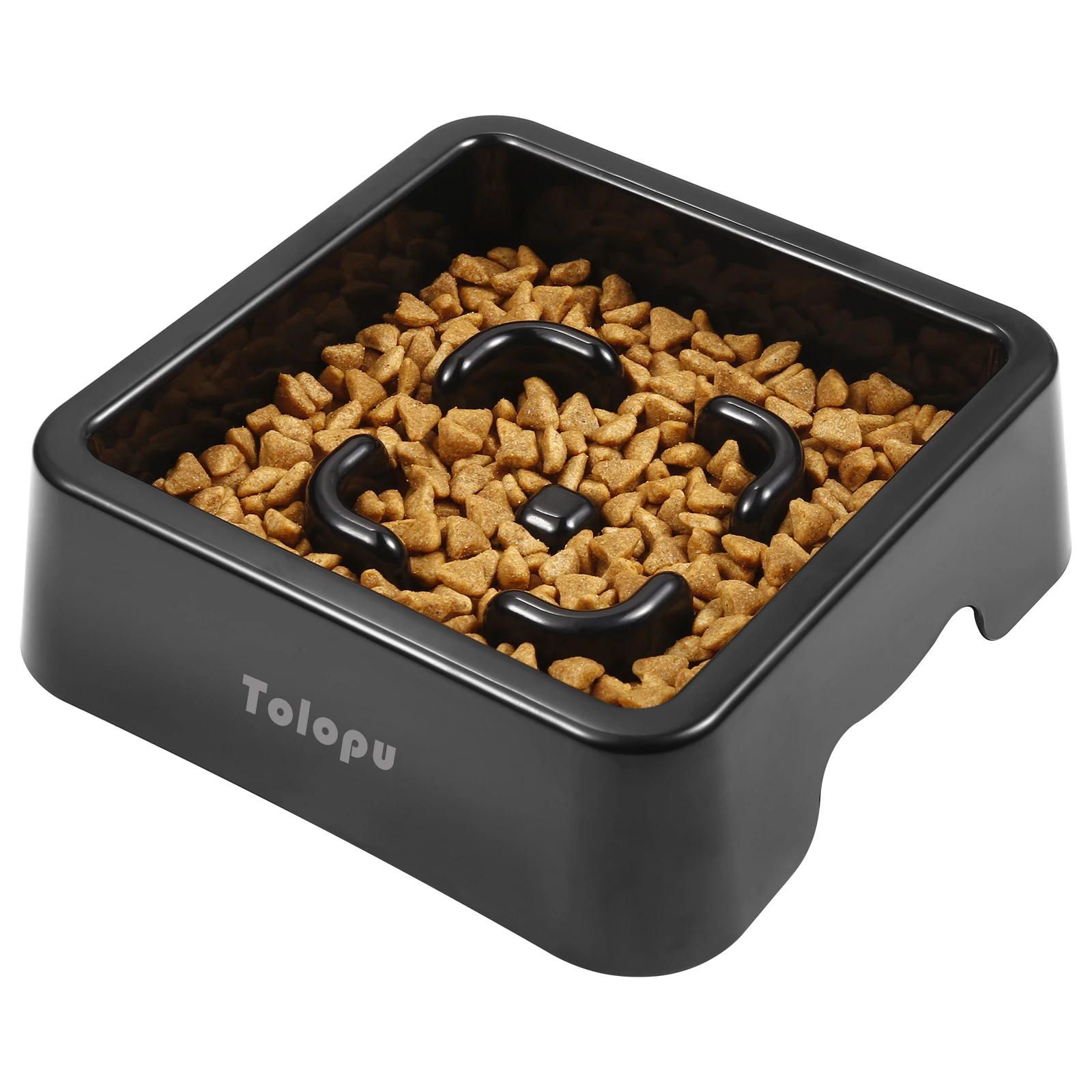 

TOLOPU Free Shipping ABS High Quality Pet slow Feeder Bowl Fashion Slow Feeder Healthy and Prevent Obesity Pet Food Bowl