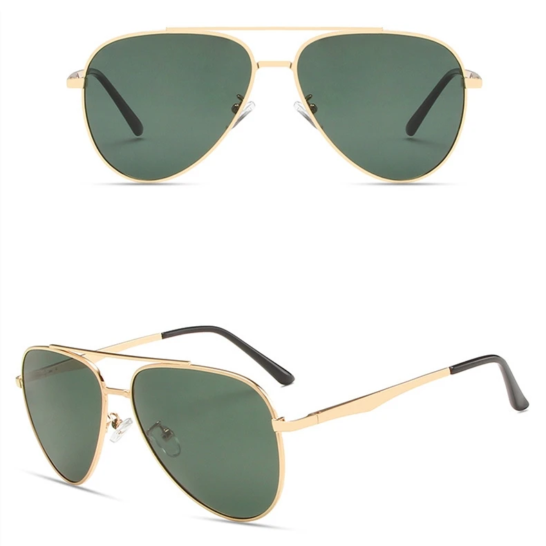 

DL GLASSES wholesale gafas high quality shades spring hinge aviation pilot designer sun glasses 2022 men sunglasses, Picture colors