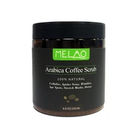 

OEM Pure Orginal Wholesale Skin Whitening 100% Natural Body Exfoliator Coffee Face Scrub Cellulite 8.8Oz
