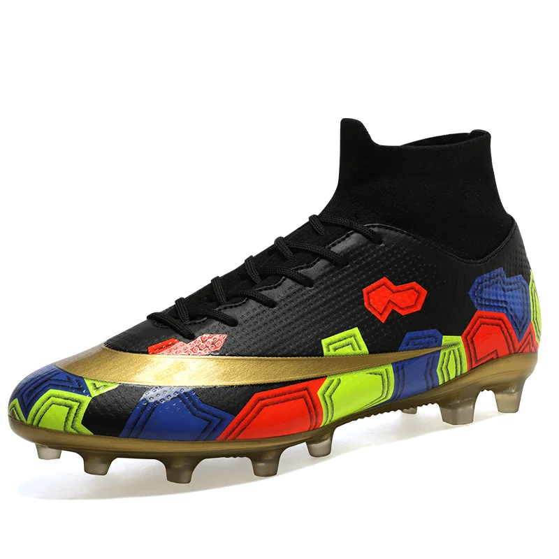 

original men professional football shoes scarpe da calcio outdoor spike soccer shoes for men, White,black color or customized