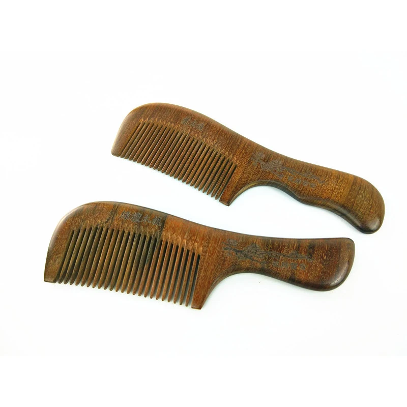 

Anti-Static Eco-Friendly Natural Green Sandalwood Detangling Hair Comb