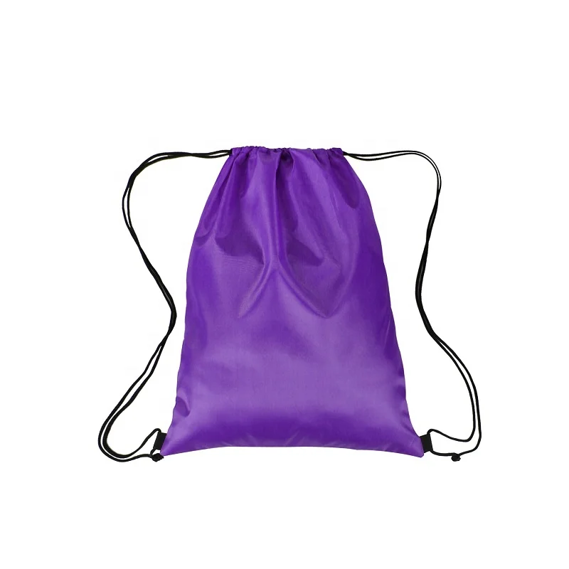 

Custom Logo Factory Wholesale Promotion Colorful Cheap Travel Polyester Drawstring Bag