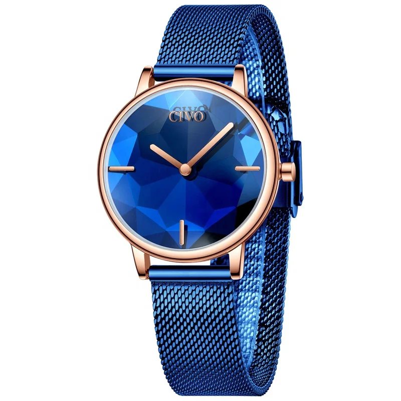 

CIVO Luxury Ladies Watch Quartz Fashion Water Resistant Surprise Gift Stainless Steel Wrist watch Comfortable Hot Sell