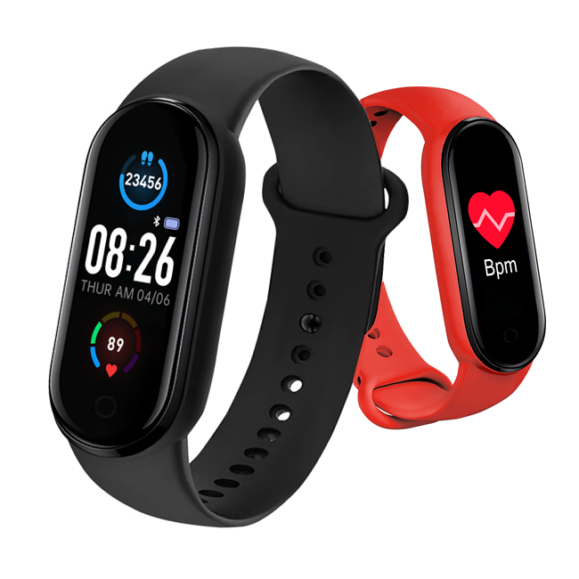 

Health tracker electronic sport smartwatch M5 M4 M3 watch couple bracelet in cheap rate m5 pro smart bracelet