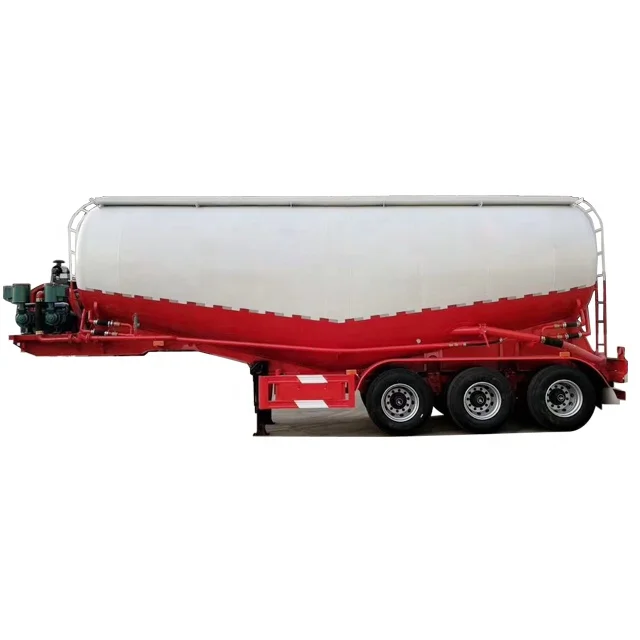 

Bulk Cement Tanker Semi Trailer Cheap 3 Axle Cement Bulker Tanker Trailer for Sale, Customers optional