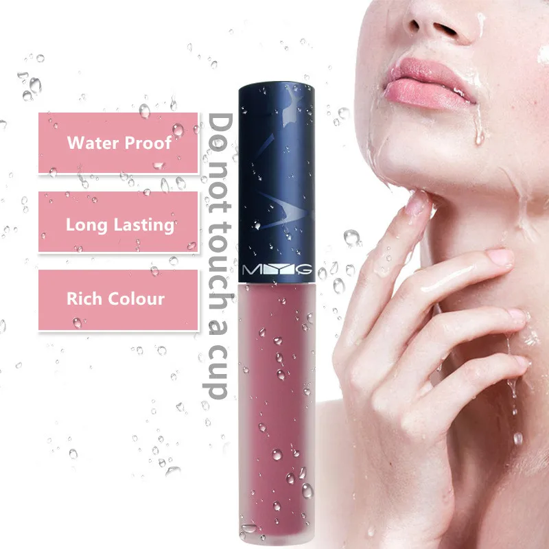 

Matte liquid lipstick private label long last waterproof vegan LIP GLOSS sample free