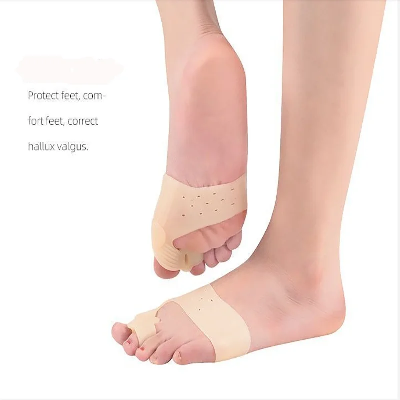 

Big Toe Separator Bone Corrector Silicone Gel Foot Fingers Protector Bunion Adjuster Hammer Toe Straightener